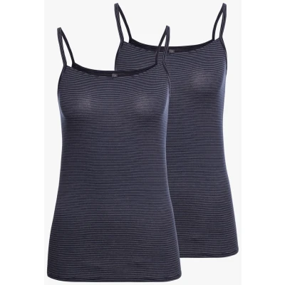 Bild av Schiesser Damen 2 PACK Spaghettitop Unterhemd Modal Essentials