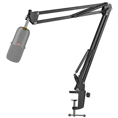 Bild av HyperX SoloCast Mic Boom Arm Stand Justerbart saxmikrofonstativ med kabelhylsa Kompatibel Microphone från YOUSHARES