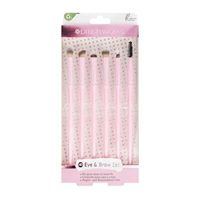 Bild av Brushworks HD EYE &amp; BROW SET Sminkborstset, Storlek: One Size, Pink