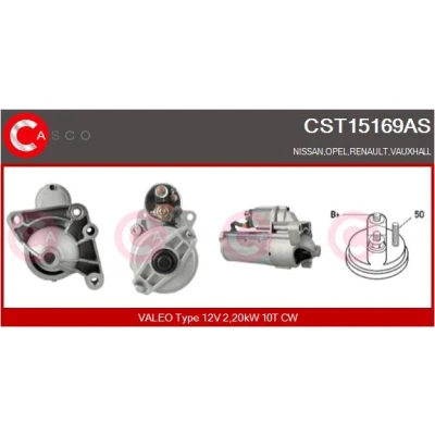 Bild av CASCO CST15169AS Startmotor 12V 2,20kW 10 CPS0066 M8 72mm RENAULT: TRAFIC 2 Kasten, MASTER Bus, OPEL: Vivaro A Combi