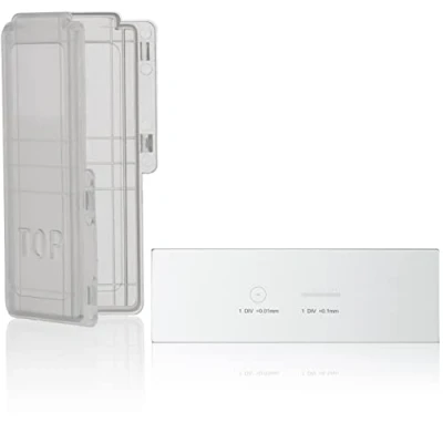 Bild av Bresser Mikroskop, objekthållare, mikrometerskala 1/10 &amp; 1/100 mm för kalibrering och mätning av mikroskopläkemedel
