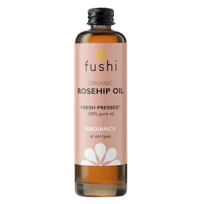 Bild av Fushi organisk noshörning fröolja 100 ml min vitamin E 18,3 mcg/g färskpressad bäst för ärr, fina linjer och bristmärken Etiskt &amp; vegan Society godkända Tillverkad i Storbritannien