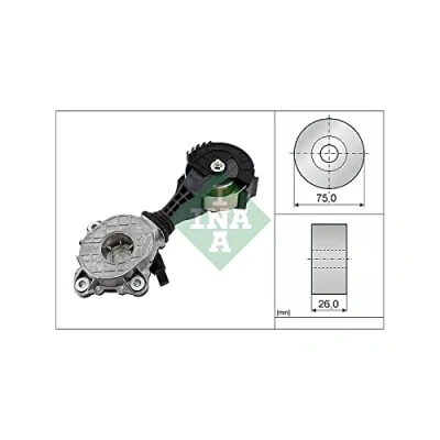 Bild av INA 534 0426 10 Tendeur, courroie trapézoïdale à nervures PEUGEOT: 3008 I, 207 CC, 308 I 3/5 portes, CITROËN: C4 Grand Picasso, DS3 Cabriolet