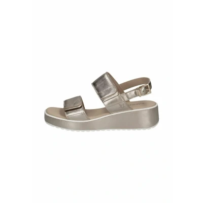 Bild av Caprice Damer 9 28307 44 platta sandaler, TAUPE METALLIC, 37 EU, Tygransfärgad metallisk, EU