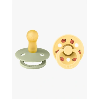 Bild av BIBS Studio Colour Ladybug Napp 2 Pack Latex Stl 2, Sage