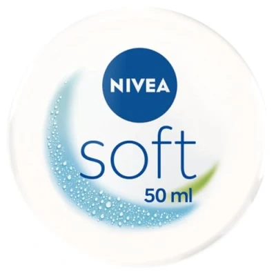 Bild av NIVEA Soft uppfriskande fuktkräm, lätt kräm med E vitamin och 100% naturlig jojobaolja, snabbabsorberande hudkräm för intensiv fukt (50 ml)