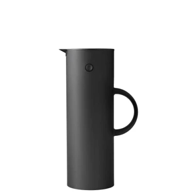 Bild av Stelton EM77 Vacuum Jug 1 L Termos Soft Black W17 x H30 L10,5 cm /
