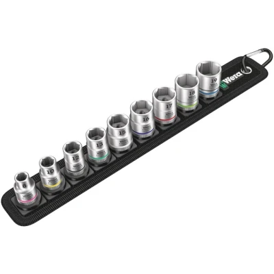Bild av Wera Belt B 4 Zyklop socket set 3/8&quot; drive 9 pieces