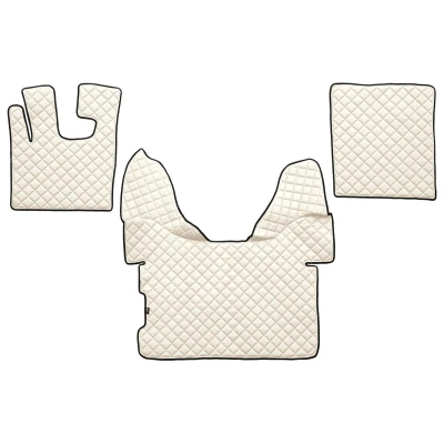Bild av F CORE Eco Leather Q FL09 CHAMP Ensemble de tapis sol Similicuir 3 beige