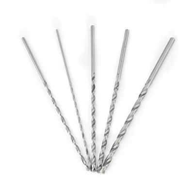 Bild av Extra långt träborrset, 5 st spiralborr 2/3/3,5/4/5 mm axel 155 lång med rak för träplast aluminium