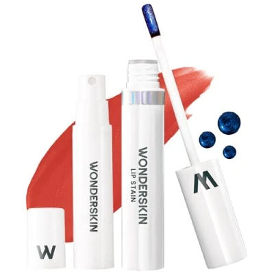 Bild av Wonderskin Wonder Blading Peel &amp; Reveal Lip Stain Kit Glamorous (Classic Red) 4 ml