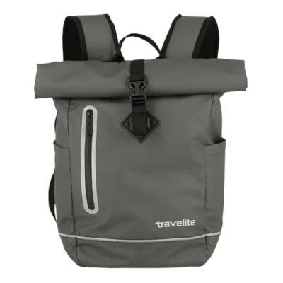 Bild av Travelite Unisex basics Roll up ryggsäck casual (1 pack), Grå (antracit), 19 Liter, Reseryggsäckar