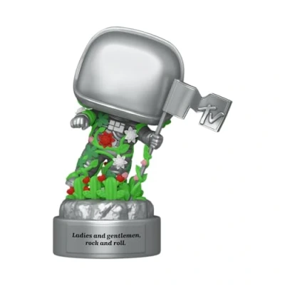 Bild av Funko Pop! Ad Icons: MTV 40th Moon Person Man vinyl samlarfigur presentidé officiella varor leksaker för barn och vuxna TV fans modellfigur samlare
