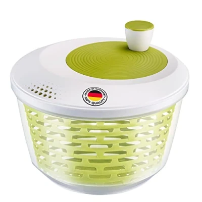 Bild av Westmark Salladsslunga, kapacitet: 4.4 liter, ø 23.5 cm, plast, BPA fri, Spinderella, färg: transparent/vit/grön, 243022E1