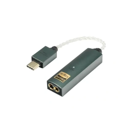 Bild av iFi audio Go Link Max Bärbar hörlursförstärkare/DAC dongle USB C till 3,5/4,4 mm Plug and play, Hi Res ljud med dynamisk räckviddsförbättring PCM 384 kHz/DSD256