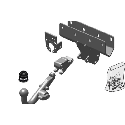 Bild av Dragkrok, Avtagbar, jeep commander, grand cherokee iii