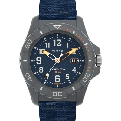 Bild av Timex mäns analog kvartsur med tygrem TW2V40300, BLÅ, armband