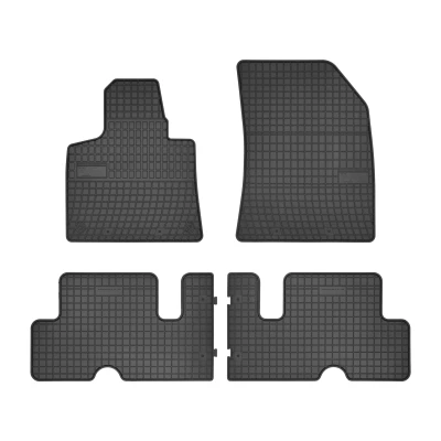 Bild av FROGUM 0648 Ensemble de tapis sol Caoutchouc avant et arrière 4 noir Sur mesure CITROËN: C4 Picasso 2