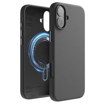 Bild av elago Magnetiskt silikonfodral kompatibelt med iPhone 16 Plus fodral 6,7 tum, alla MagSafe tillbehör inbyggda magneter, mjukt greppsilikon, stötsäker