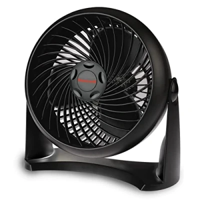 Bild av Honeywell TurboForce Power fläkt (kylning med tyst drift, justerbar lutning i 90 , tre hastighetslägen, väggmonteringsfunktion, bordsfläkt) HT900E