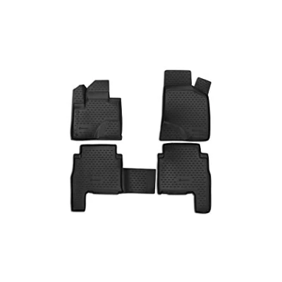 Bild av Element 3D halkfria gummigolvmattor för Hyundai Santa Fe 07 12