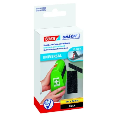 Bild av tesa On &amp; Off Universal 20mm x 100cm Black