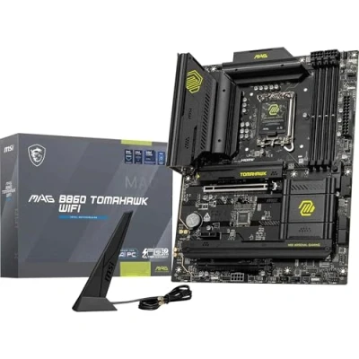 Bild av MSI MAG B860 TOMAHAWK WIFI motherboard ATX LGA1851 socket Moderkort Intel DDR5 RAM