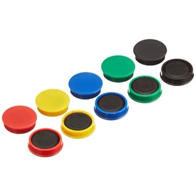 Bild av Q Connect sorterad 25 mm magnet (10 styck)