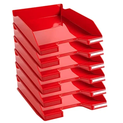 Bild av Exacompta 11302D Combo Midi portfölj 6 Stück Karminrot glossy