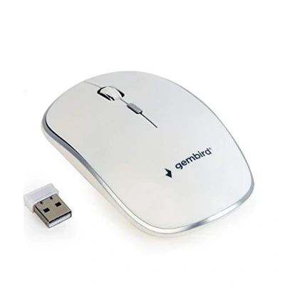 Bild av Mouse USB optisk WRL/vit MUSW 4B 01 W Gembird enfärgad