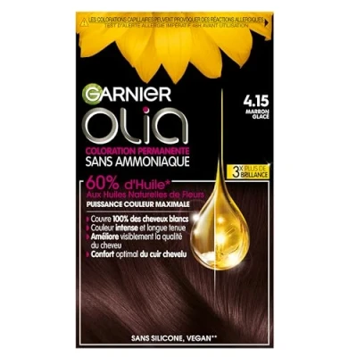 Bild av Garnier Olia Ammonia fri oljebaserad kastanj hårfärg