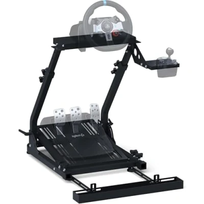 Bild av GT Omega rattstativ lämpligt för Logitech G25, G27, Thrustmaster T500RS och TH8RS Shfiter PS3 GT5