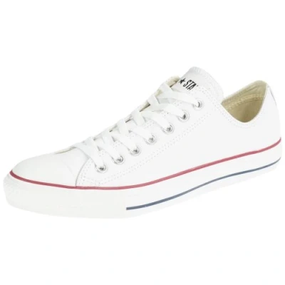 Bild av Converse Chuck Taylor All Star läder Low Top herr Sneaker White, Optisk vit 37 EU