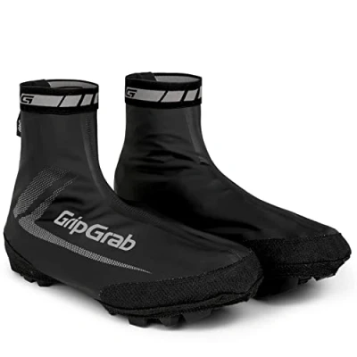 Bild av GripGrab RaceAqua X vattentät MTB CX Gravel Bike överskor vindtät lätt Aero cykling regnskydd överdrag