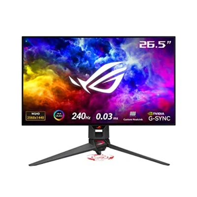 Bild av ROG Swift OLED PG27AQDM Datorskärm, Svart, Röd, 27&quot;