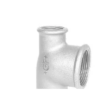 Bild av +GF+ tee 90 galvanized reduced 1 1/2 1&#039;&#039;