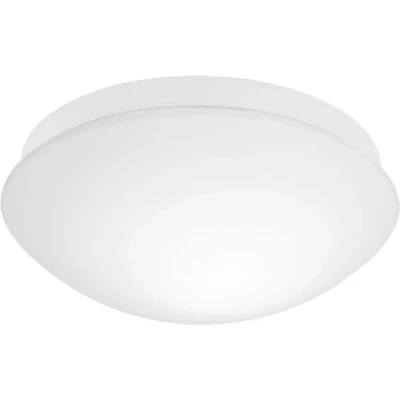 Bild av Eglo Bari M, taklampa med rörelsedetektor och dagsljussensor, badrum av glas plast i vitt, halllampa, tak E27 fattning, IP44