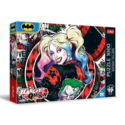 Bild av Trefl Premium Plus Quality Puzzle: Harley Quinn 1000 bitar, Pusselserie med favoritkaraktärer, Perfekt passande För vuxna och barn från 12 år