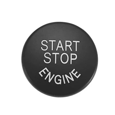 Bild av YINETTECH Motorstart stoppknapp skydd ersättning kompatibel med BMW X5 E70 X6 E71 E60 E87 E83 E89 3 serien E90 E91 E92 motoromkopplarskydd svart