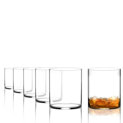 Bild av Stölzle Lausitz whiskyglas O.F. Uppsättning av 6 moderna 430 ml/ädelt set högkvalitativt kristallglas/whiskyglas diskmaskinssäker