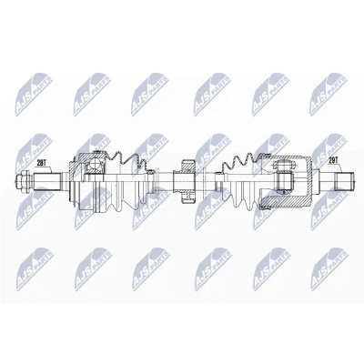 Bild av Drivaxel, framaxel vänster, honda accord vii, tourer 44306 SEF E00