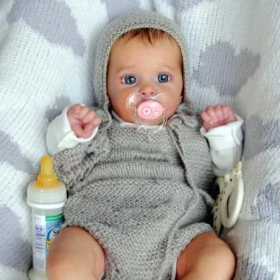 Bild av Scnbom 20inch 50cm Docka Reborn baby dolls silikon tjej levande bebis pojke realistic toddler