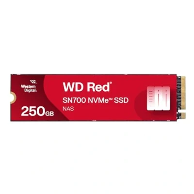 Bild av WD Red SN700 250GB NVMe SSD for NAS devices, with robust system responsiveness and exceptional I/O performance