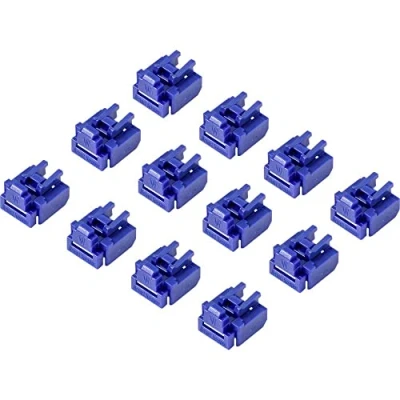 Bild av Renkforce RF 4695228 RJ45 LAN Portlås Set 12 st Blå