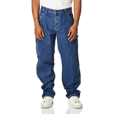 Bild av Dickies Herrjeans avslappnade raka passform, Carpenterjeans, Indigoblå, 40W / 30L