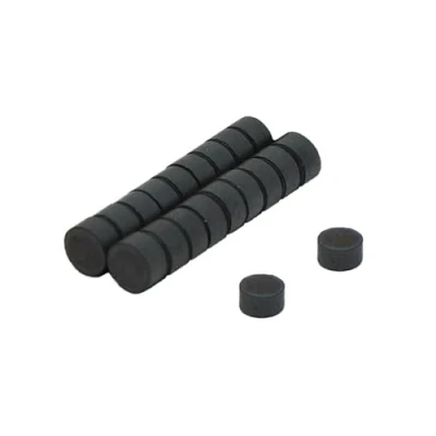 Bild av Magnet Expert Y10 ferrit magneter förpackning Magneter, Grå, Ø 5 mm x 3 20 stycken