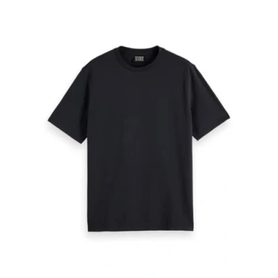 Bild av Scotch &amp; Soda Regular FIT 3 Crosses Tshirt bas, Storlek: Small, Washed black