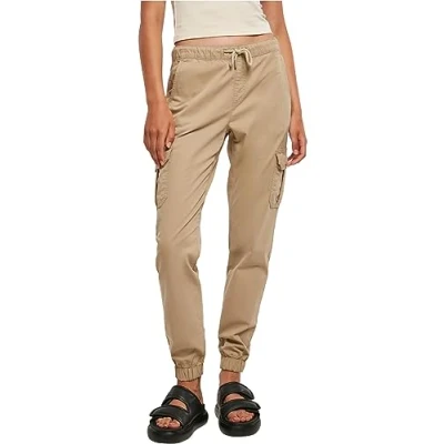 Bild av Urban Classics HIGH Waist Cargobyxor, Storlek: XXL, Unionbeige