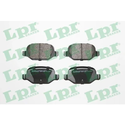Bild av LPR 05P1265 Jeu de plaquettes frein FIAT: 500 3 portes, C Cabriolet, ABARTH: / 595 695 3/5 500C 595C 695C Cabriolet