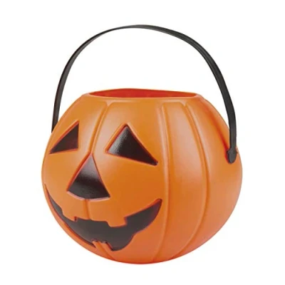 Bild av Boland 74589 Pumpahink ca 16 x 14 cm, väska för festdekoration, dekoration halloween, karneval och temafest
